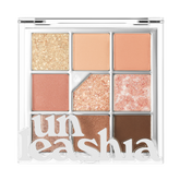 Unleashia Paleta farduri pentru ochi cu glitter N3 All of Coralpink, 6.2g