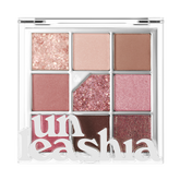 Unleashia Paleta farduri pentru ochi cu glitter N5 All of Dusty Rose, 6.2g