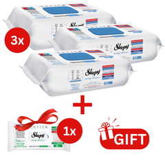 PACHET PROMO: 3× Șervețele Sleepy Bleach Additive 100 buc + 1× Șervețele White Soap 30 buc