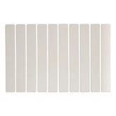 Covoras de baie din diatomita bej cu design lamelat 60 x 39 cm