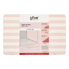 Covoras de baie Strio din diatomita roz 39 x 60 cm