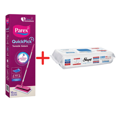 Pachet Promo PAREX Mop + Lavete Umede Sleepy Easy Clean Bleach Additive