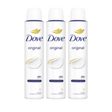 3x Deodorant spray Original 200ml Dove
