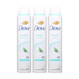 3x Deodorant spray Dove 200ml Fresh Care