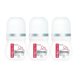 3x Deodorant Roll-on Pure Clean Freshness 50ml, Borotalco
