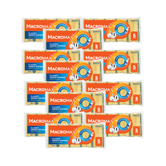 12x Burete de vase MACROMAX Classic cu canelură, 5 buc.