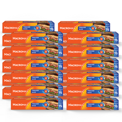 24x Pungi pentru frigider/congelator MACROMAX Medium, 24x38cm, 75 buc.
