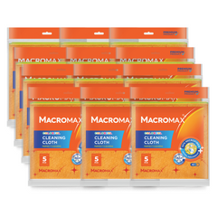 12x MACROMAX Laveta de curatare colorata 5 Buc