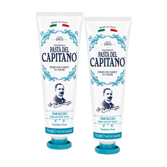 Pasta de dinti pentru fumatori 75 ml- Pasta Del Capitano 1905- Pachet Promo (2 buc)