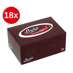 18x Servetele de hartie PAPIA, 120 bucati / cutie mix