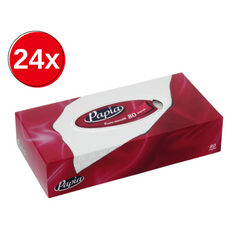 24xServetele de hartie PAPIA, 80 bucati / cutie