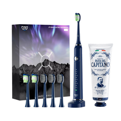 Periuta de dinti electrica JTF Sonic P200 ALBASTRU+ Pasta de dinti cu bicarbonat de sodiu 75ml Del Capitano 1905- Pachet Promo