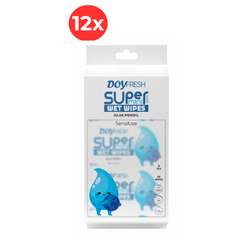 12x MINI Servetele umede buzunar DOYFRESH WHITE 8x8buc