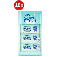 18x MINI Servetele umede buzunar DOYFRESH igienice 8x8buc