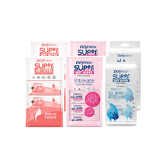 6x MINI Servetele umede buzunar DOYFRESH MIX 8x8buc (2xIntimate + 2xWhite + 2xMake-up)