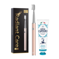Periuta de dinti electrica JTF Sonic J30 GOLD+ Pasta de dinti pentru fumatori 75ml Del Capitano 1905- Pachet Promo