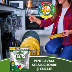 TEMS Capsule 4-în-1 pentru masina de spalat vase (36 buc)
