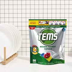TEMS Capsule 4-în-1 pentru masina de spalat vase (36 buc)