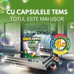 TEMS Capsule 4-în-1 pentru masina de spalat vase (36 buc)