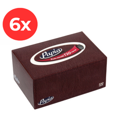 6x Servetele de hartie PAPIA, 120 bucati / cutie mix