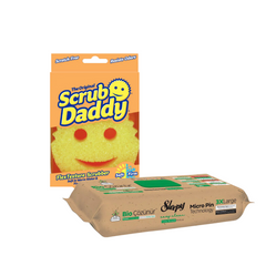 PACHET PROMO - Burete vase fara zgarieturi, 1 bucata SCRUB DADDY, Sleepy Bio Easy Clean Tea Tree & Lime Multisuprafețe