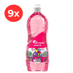 9 x REMAPLE Detergent de vase Bubble Gum, 750ml