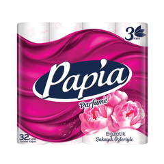 Hartie igienica PAPIA Parfume, 32 role, 3 straturi