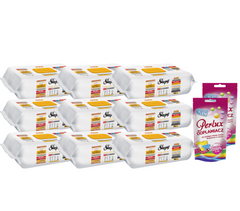 PACHET PROMO: 9× Șervețele Sleepy Herbal Soap Additive 100 buc + 2× Soluție Perlux pentru îndepărtarea petelor