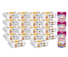 PACHET PROMO: 18× Șervețele Sleepy Herbal Soap Additive 100 buc + 3× Soluție Perlux pentru îndepărtarea petelor
