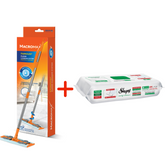 PACHET PROMO- Lavete umede pentru curatare pardoseli SLEEPY EASY CLEAN+NEW Mop curățare Uscata&Umeda MACROMAX