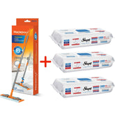 PACHET PROMO PREMIUM - Lavete umede pentru curatare pardoseli SLEEPY EASY CLEAN BLEACH+NEW Mop curățare Uscata&Umeda MACROMAX