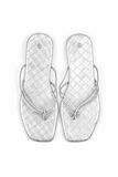Sandale Dama Minimal – Barete Fine & Talpă Matlasată- silver- marimea 36