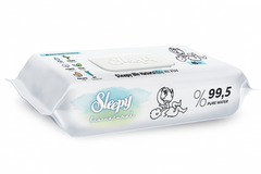 Șervețele Umede pentru copii, 40 bucati, 99,5% Apă Pură- Sleepy Bio Natural