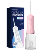 Irigator bucal portabil, JTF Sonic, F300 (9 capete, cablu de încărcare), Roz