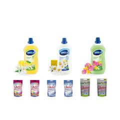 Soluție Pardoseală SIDOLUX și Detergent PERLUX – 6 Produse pentru Casă și Rufe, Pachet Promo