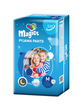 Scutece-chiloțel, MAGICS PYJAMA Pants-mărimea M (7), 17-30 kg, 15 bucăți