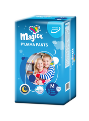 Scutece-chiloțel, MAGICS PYJAMA Pants-mărimea M (7), 17-30 kg, 15 bucăți
