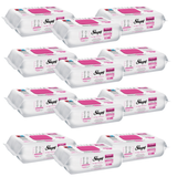 PACHET PROMO - 12 x Servetele Umede Sleepy Easy Clean Multisuprafete Lilium Bouquet, 100 Buc