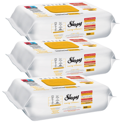 PACHET PROMO - 3 x Șervețele Umede Sleepy Easy Clean Herbal Soap Additive Multisuprafețe, 100 Buc