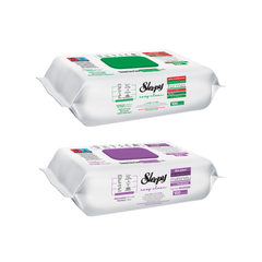 PACHET PROMO - 2 x Șervețele Umede Sleepy Easy Clean Mix Multisuprafețe, 100 Buc