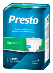 Scutece Adulti PRESTO Supreme XXXL, 198 - 240cm, 8 bucati