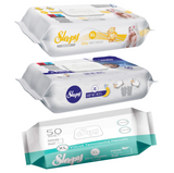 PACHET PROMO - 3 x Șervețele Umede Sleepy XL, 50 buc