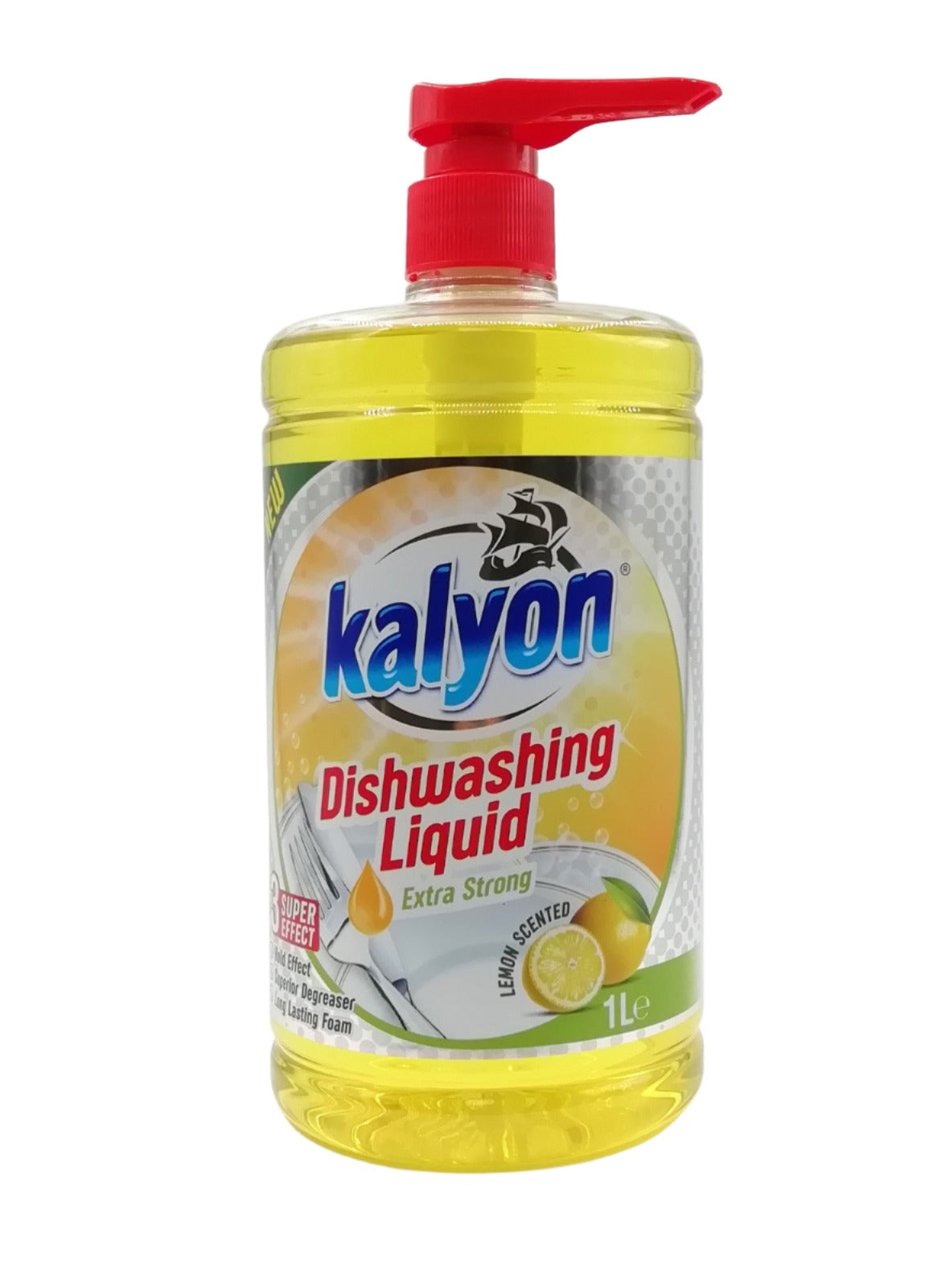 Detergent pentru vase, KALYON Extra Lemon 1000ml