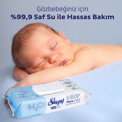 Șervețele umede pentru bebeluși Sleepy Aqua Care, 50 bucăți