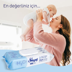 Șervețele umede pentru bebeluși Sleepy Aqua Care, 50 bucăți