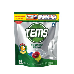 TEMS Capsule 4-în-1 pentru masina de spalat vase (36 buc)