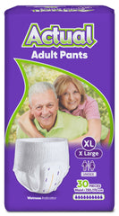 Scutece tip chilot incontinență adulți, Actual Double, mărimea XL 130-170 cm, 30 bucăți