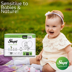 Scutece-Chiloțel pentru bebeluși Sleepy Natural- mărime 4 Maxi , 7-14kg, 30 bucăți