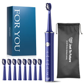 Periuta de dinti electrica, JTF Sonic, J40 (8 capete de periere) Albastru