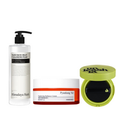 Pachet Promo Ingrijire Ten (Spuma de curatare iluminatoare cu tarate + Crema cu efect de stralucire + Fond de ten Green Cushion SPF30+ 23W Bisque)